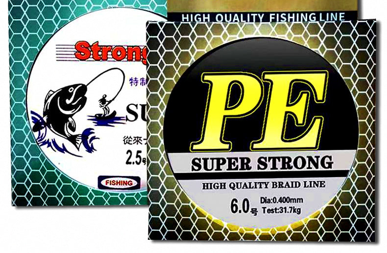 4-Strand Braided PE Line, 100 m (109 yd), Gray – product photo