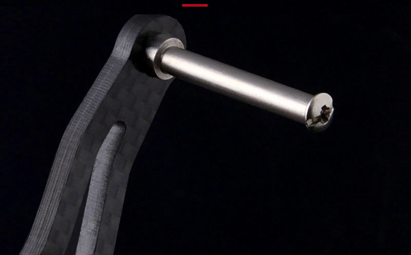 Carbon Fiber Baitcaster Reel Handle with EVA Knob, 120/130 mm – product photo