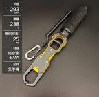 Aluminum Fish Gripper with Scale, 50 lb (25 kg) & Pliers – product photo