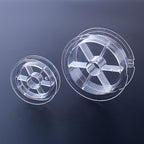 Clear Plastic Empty Line Spool Bobbin, 3 Sizes – product photo