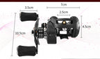 Metal Baitcasting Reel, 7.1:1, 13 Bearings, Dual Brake – product photo