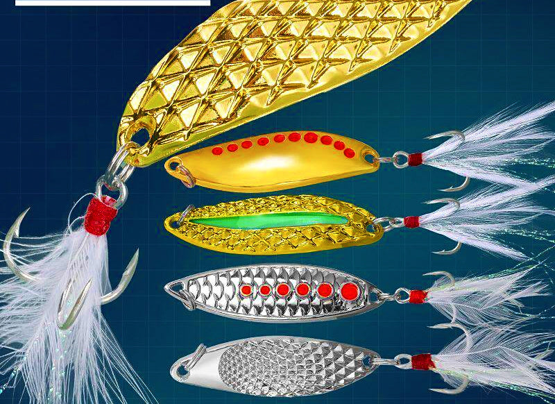 Casting Spoon Metal Jig Lure Set, 5–15 g (0.18–0.53 oz) – product photo