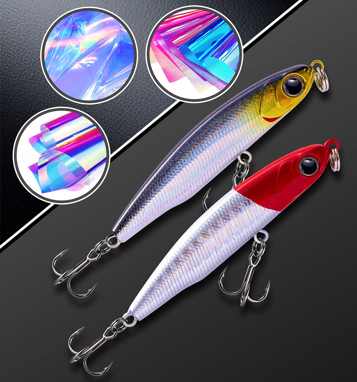 Mini Sinking Pencil Lure, 5-Pc Mixed Box, 3–8 g (0.11–0.28 oz) – product photo