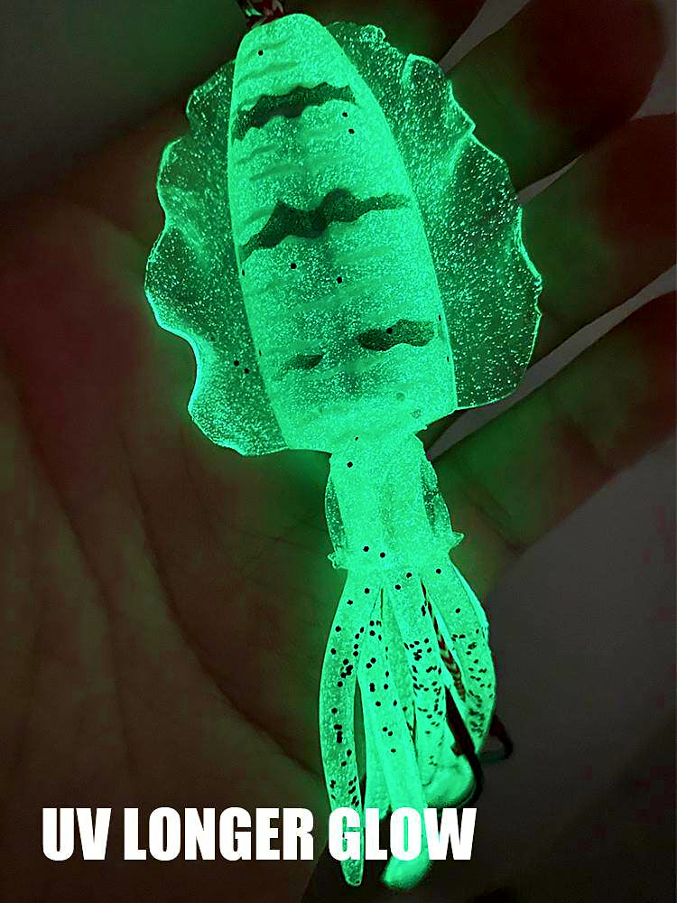 UV Glow Octopus Soft Bait Rig, 60–150 g (2.1–5.3 oz) – product photo