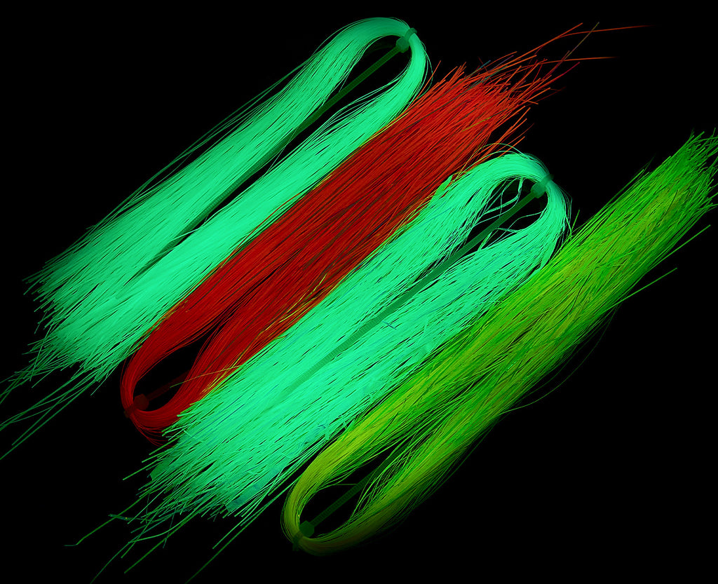 Flash Tying Thread for Jig Hooks, Glow & Laser, 30 cm (11.8 in) – product photo