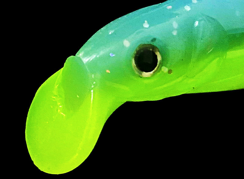 Two-Tone Scissor Tail Soft Bait, 8–15 cm (3.1–5.9 in) – product photo