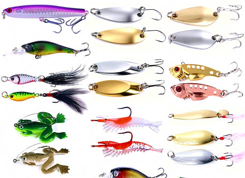 Fishing Lure Assortment Gift Box Set, 18 or 24 Piece – product photo