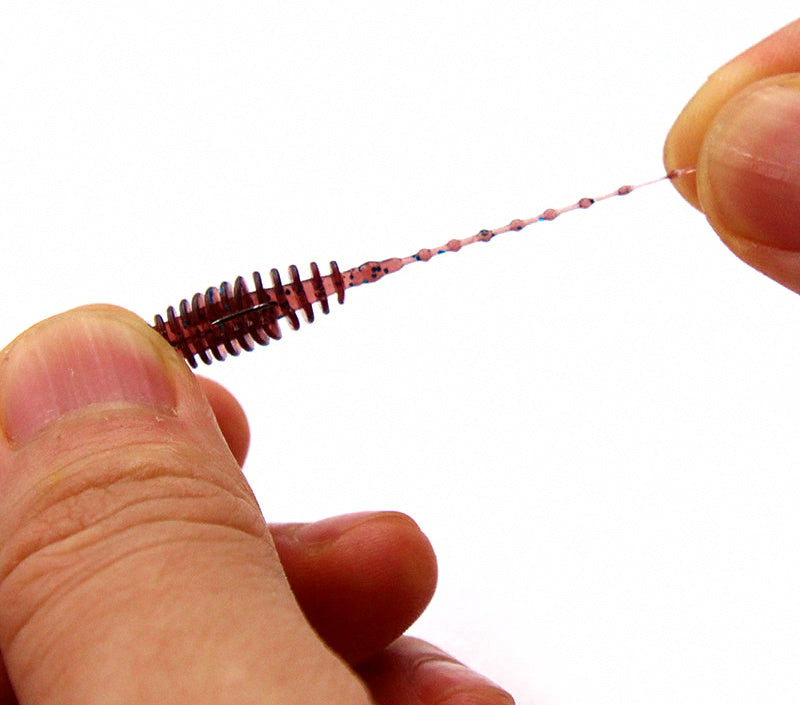 3.5 cm (1.4 in) Needle-Tail Soft Worm, 10 pcs – product photo