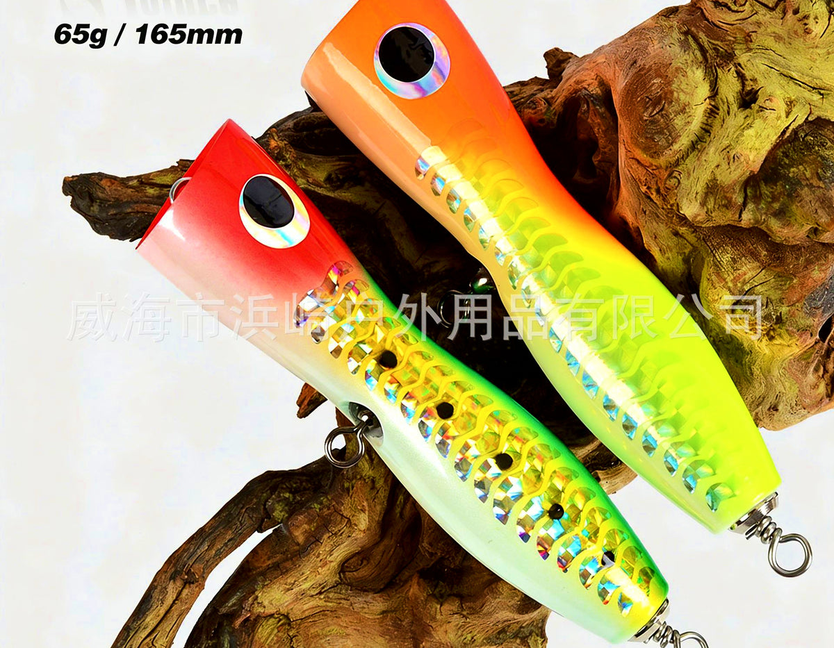 Floating Wood Trolling Lure for GT & Tuna, 65 g (2.3 oz) – product photo