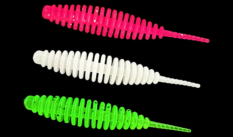 Screw Tail Soft Plastic Grub, 3.5 cm & 5 cm (1.4 & 2 in) – product photo