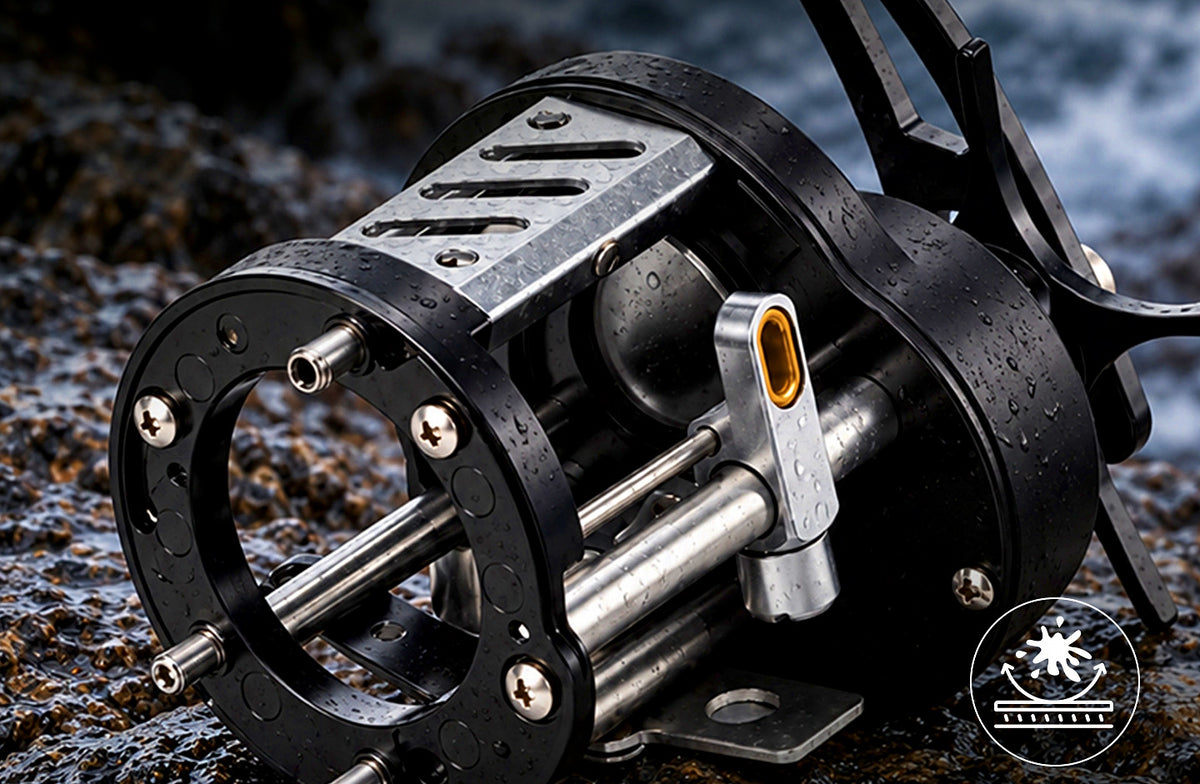 All-Metal Baitcasting Reel GK40, 6.3:1, Left or Right Hand – product photo