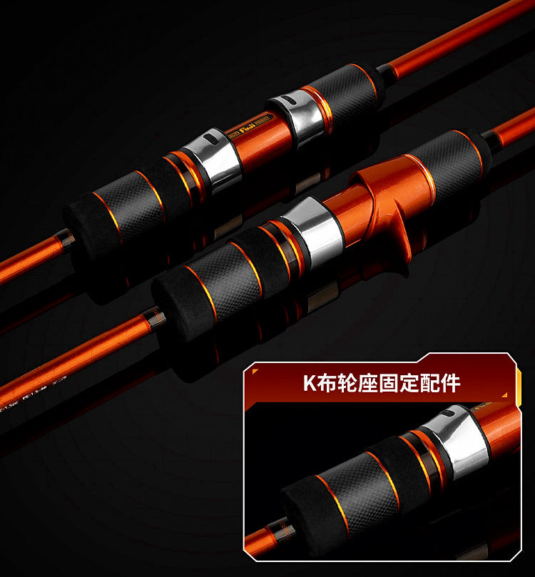 Slow Pitch Jigging Rod, 6 ft 3 in, 2-Piece Boat Rod – product photo