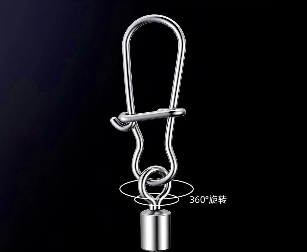 Stainless Steel Snap Swivels, #14–3/0, 10/20/50 Pack – product photo