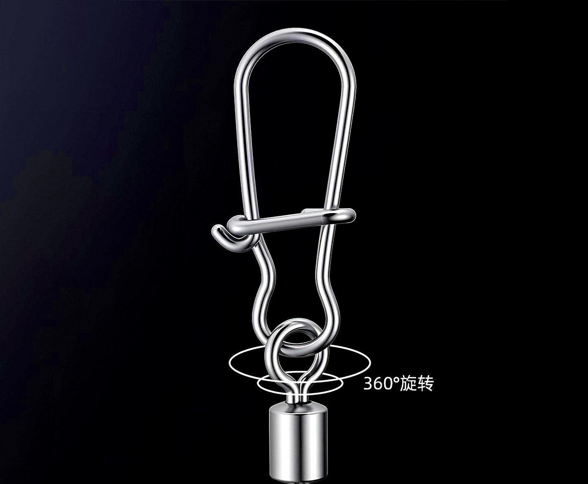 Stainless Steel Snap Swivels, #14–3/0, 10/20/50 Pack – product photo