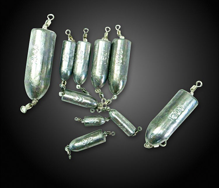 Lead Bullet Sinker with Eyelet, 10–3000 g (0.35–106 oz) – product photo