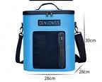 Round TPU Insulated Cooler Bag, Portable Fishing & Camping – product photo