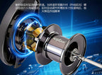 Round Baitcasting Reel with Electronic Brake, Aluminum Spool – product photo