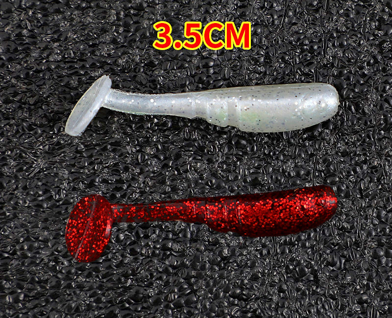 T-Tail Soft Plastic Grub, 3.5 cm (1.4 in), 20-Pack – product photo