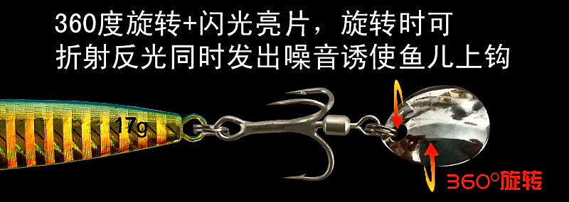 S-Type Casting Jig Spoon, 7–40 g (0.25–1.41 oz) – product photo