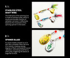 Spinner Blade Feathered Jig, 12 g (0.42 oz) – product photo