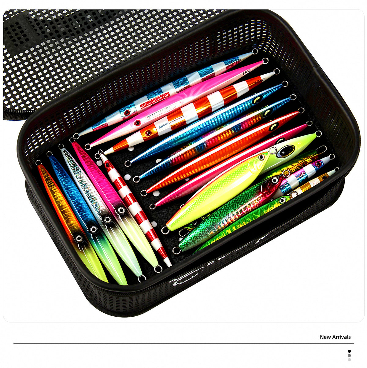 Jig Storage Bag, Portable Washable Drainage Tackle Bag – product photo