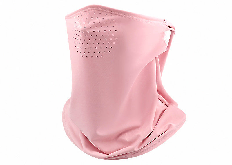 Ice Silk UV Sun Face Mask, Neck Cover, Ear Loop, One Size – product photo
