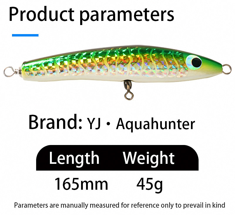 Wooden Pencil Lure, 165 mm 45 g (6.5 in, 1.6 oz) – product photo