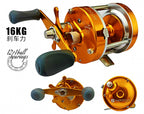 Gold Baitcasting Reel 5.2:1, 14BB, Saltwater Boat Fishing – product photo