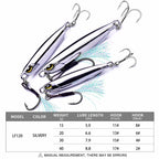 Silver Metal Casting Jig, 15–40 g (0.5–1.4 oz) – product photo