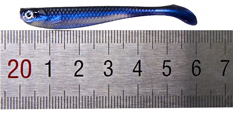 Paddle Tail Soft Swimbait, 6 cm (2.4 in), 1.3 g, PVC – product photo