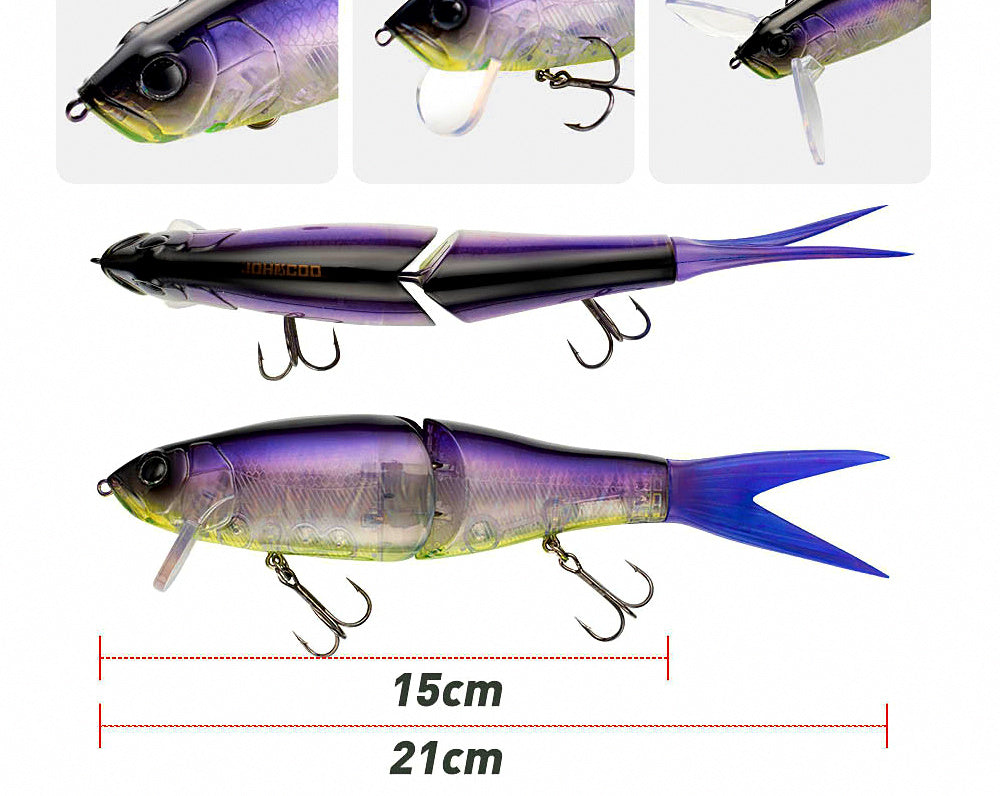 Jointed Floating Hard Lure, 150 mm (5.9 in), 64 g (2.3 oz) – product photo