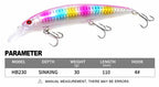 Glow Sinking Minnow Hard Bait, 11 cm (4.3 in), 30 g (1.1 oz) – product photo