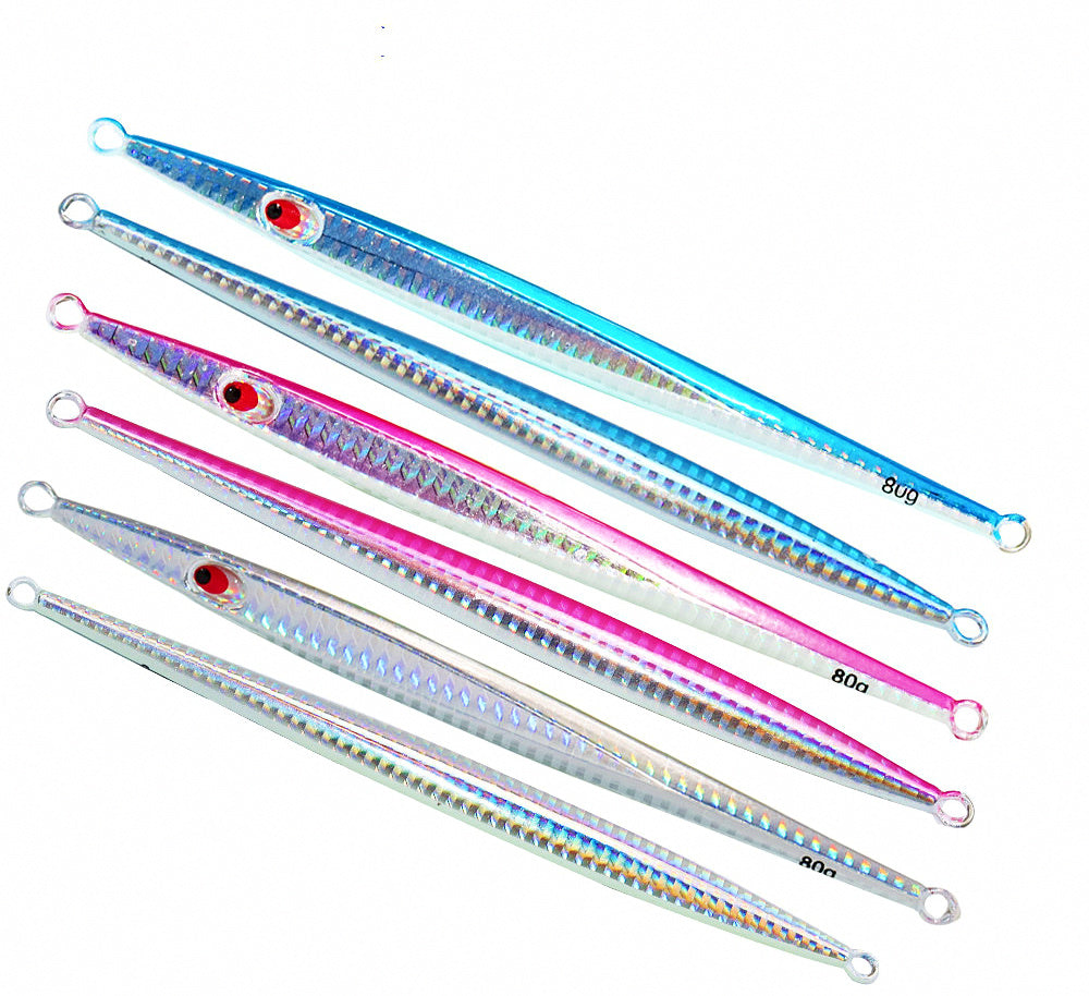 Slim Metal Jig, 80–250 g (2.8–8.8 oz), Glow & Laser – product photo