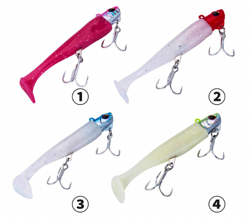 Lead Head T-Tail Soft Bait Jig, 14–50 g (0.5–1.8 oz) – product photo