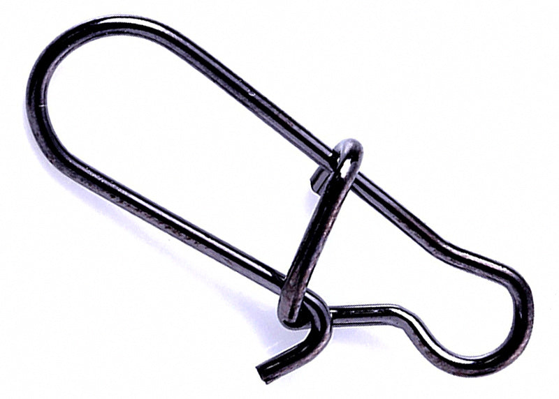 Stainless Steel Safety Pin Lure Connectors, Sizes #000–#8 – product photo