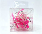 Glow Squid Jig Hooks, 4-Prong Barbed, Size 17, 10-Pack – product photo