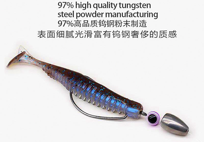 Tungsten Bullet Sinker for Texas Rig, 0.06–0.49 oz (1.8–14 g) – product photo