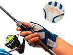 Half-Finger Fishing Gloves, Ice Silk Sun Protection – product photo