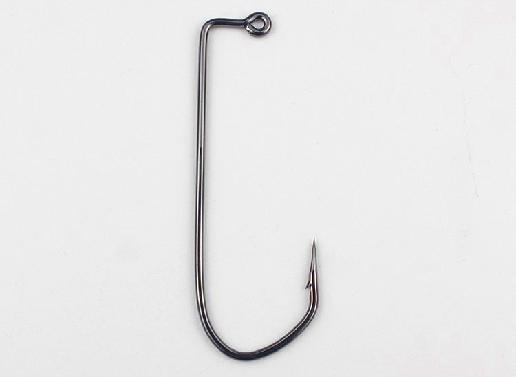 90° Offset Crank Hooks, Long Shank, Sizes 1/0–9/0 – product photo