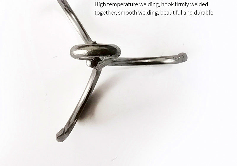 Tin-Plated Treble Anchor Hooks, Barbless, Sizes 6 to 4/0 – product photo