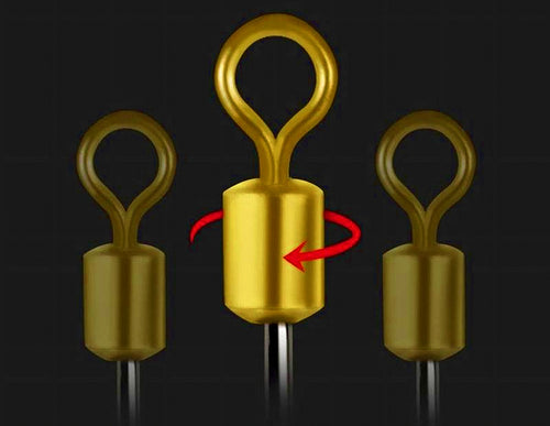Iseni Swivel Hooks, Barbed, Sizes 3–16 (5 Pack or Bulk Box) – product photo