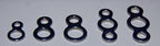 Stainless Steel Figure-8 Connector Ring, 2-Hole & 3-Hole – product photo
