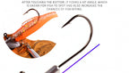 Jig Head Hooks, 3.5–10.5 g (1/8–3/8 oz), Optional T-Tail Soft Baits – product photo