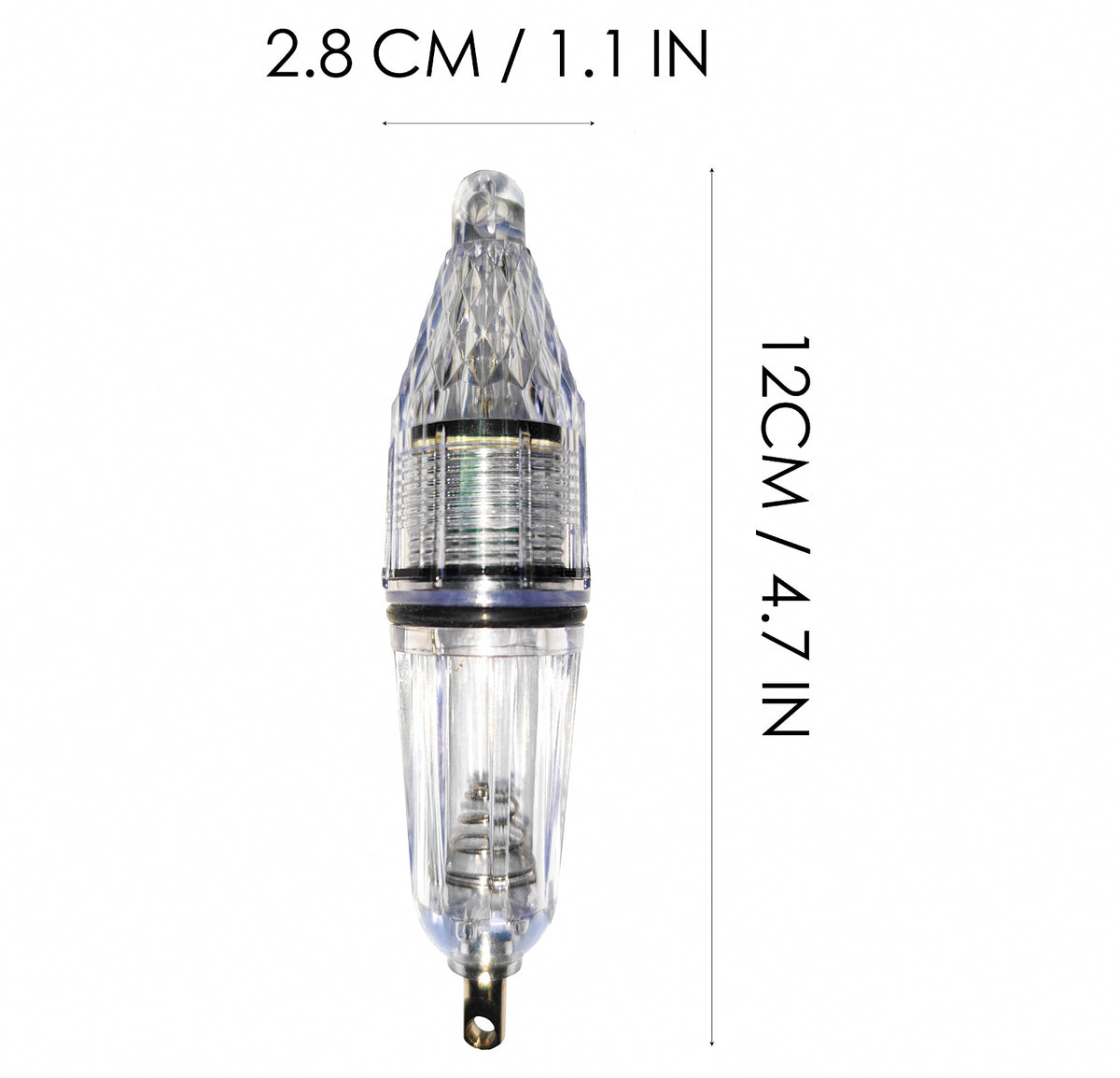 LED Underwater Fish Attractor Light, 12 cm (4.7 in) – product photo