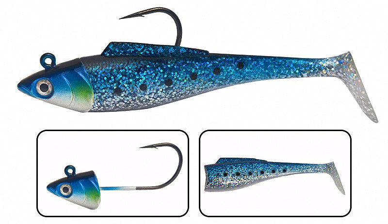 Jig Head Soft Swimbait Set, 36–82 g (1.3–2.9 oz) – product photo