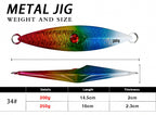 Laser Glow Metal Jig, 200 g & 250 g (7.1 & 8.8 oz) – product photo