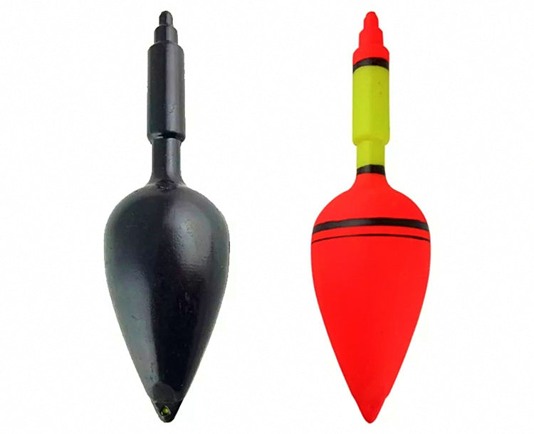Foam Fishing Float Bobber, Red or Black, 11-15 cm (4.3-5.9 in) – product photo
