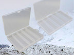 5-Compartment Clear Plastic Lure & Tackle Box, Multiple Sizes – product photo
