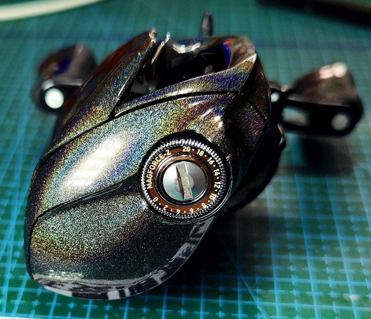 Baitcasting Reel Wrap Film, Pre-Cut Sticker Kit, 150/100 Size – product photo