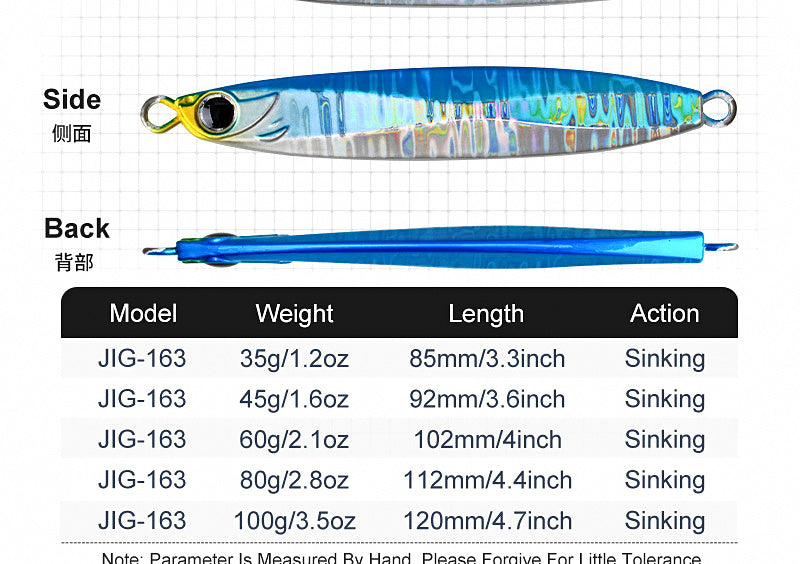 Metal Speed Jig, 35–100 g (1.2–3.5 oz) – product photo